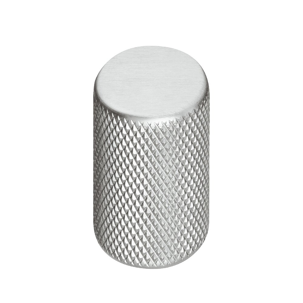11/16" Round Knurled Knob in Stainless Steel