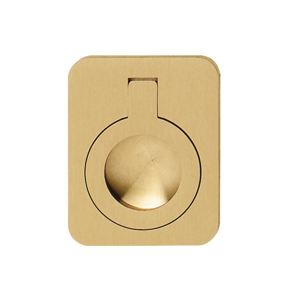 1-7/8" Recessed Pull  in Satin/Brushed Brass
