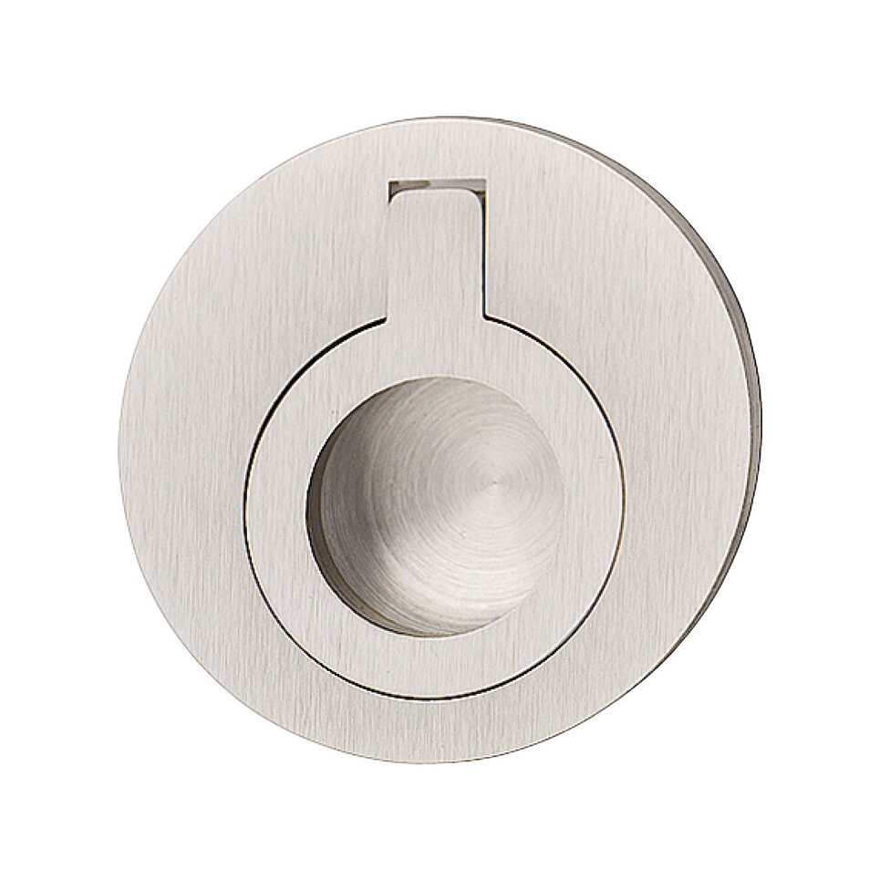 13/16" Centers Recessed Pull in Satin/Brushed Nickel