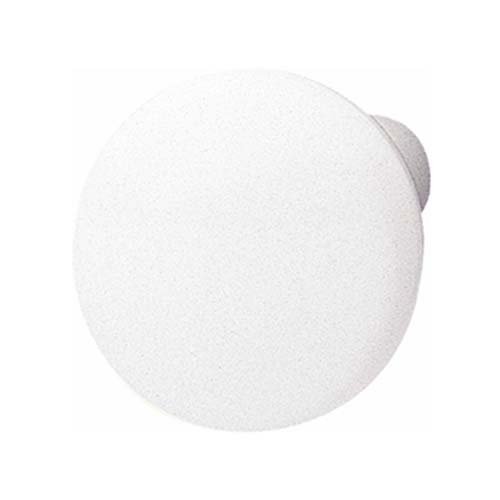 1 1/4" Diameter Plastic Knob in White