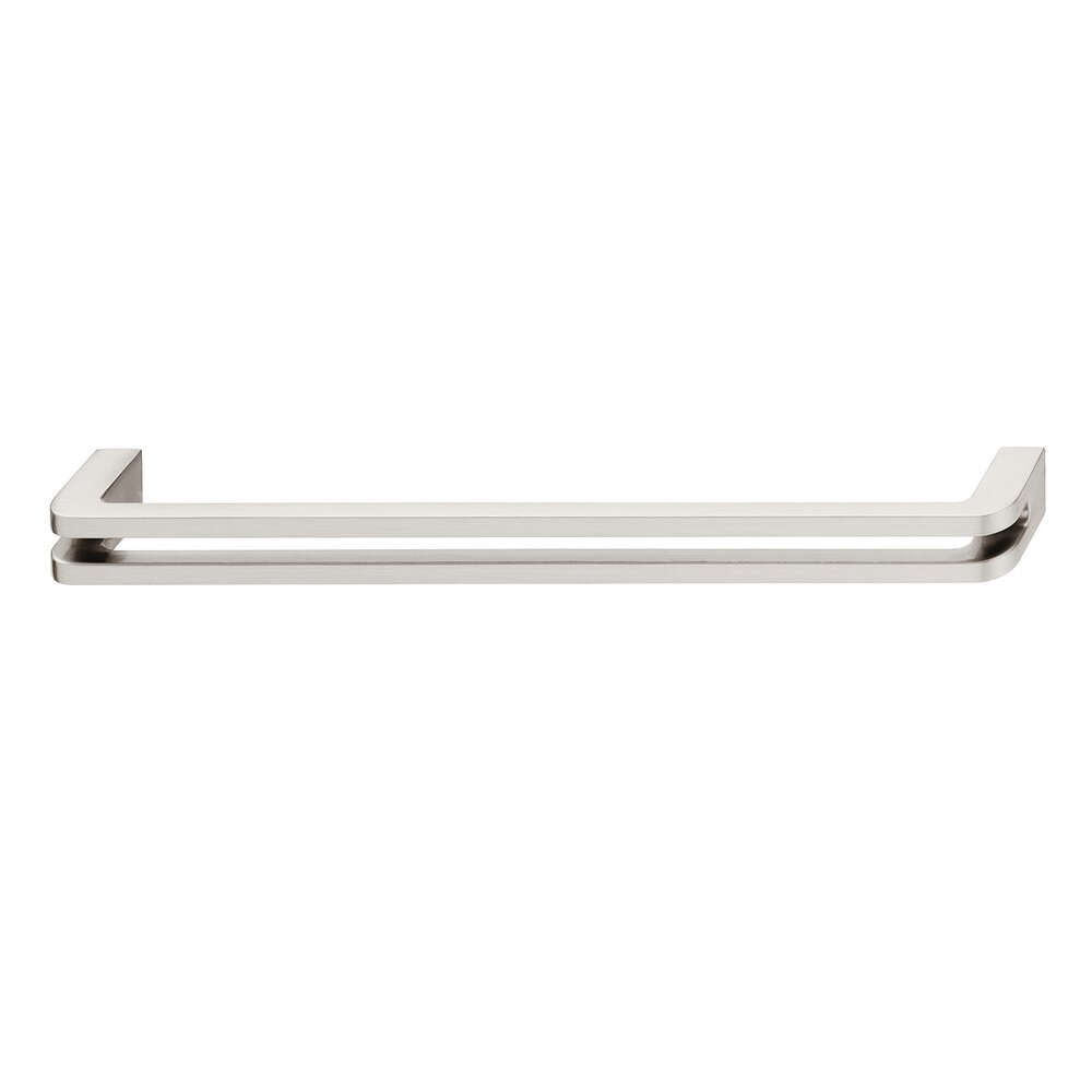 7-9/16" Centers Pull in Satin/Brushed Nickel