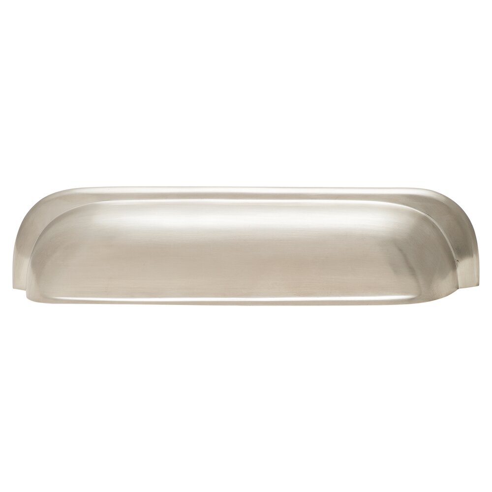 7-9/16" Centers Cup Pull in Satin/Brushed Nickel