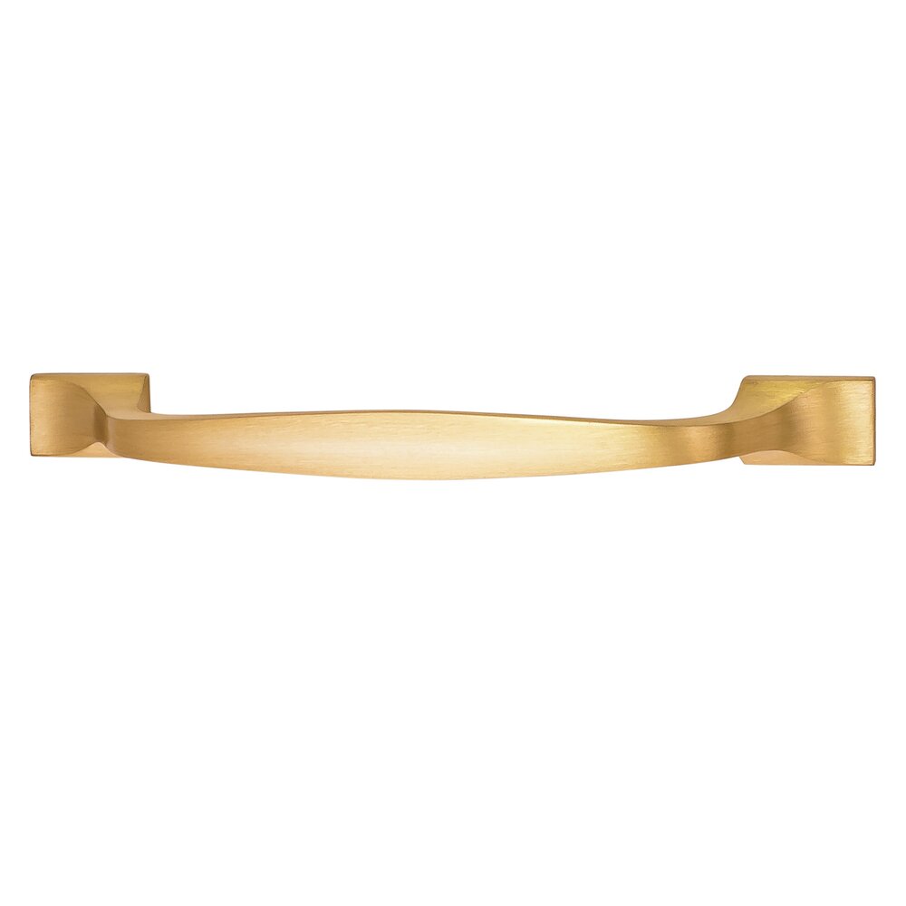 5-1/16" Centers Pull in Satin/Brushed Brass