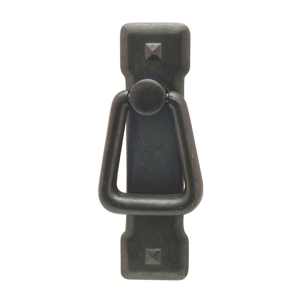 2 1/4" Centers Ring Pull in Black Oxide