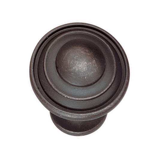 1 1/8" Diameter Knob in Oil Rubbed Bronze Zinc