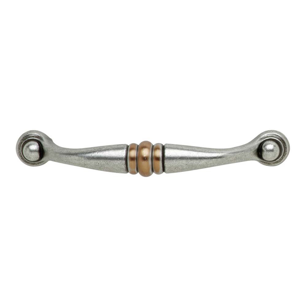 3 3/4" Centers Handle in Pewter / Copper
