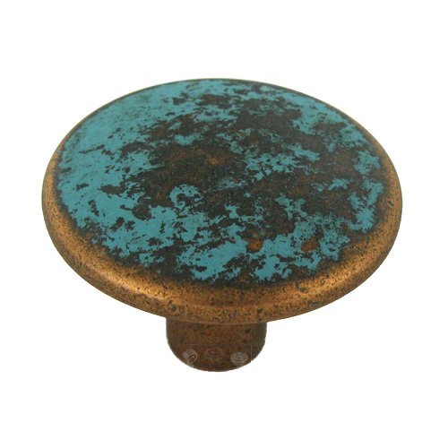 1 1/2" Diameter Knob in Rustic Copper