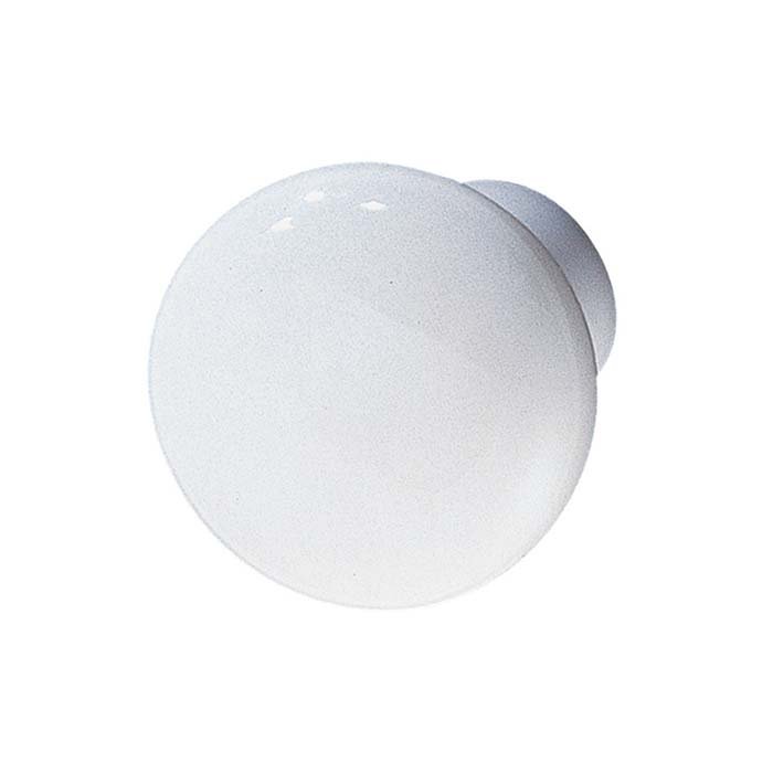 1 1/4" Diameter Knob in White