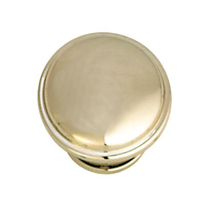 1 3/8" Diameter Knob in Polished Nickel