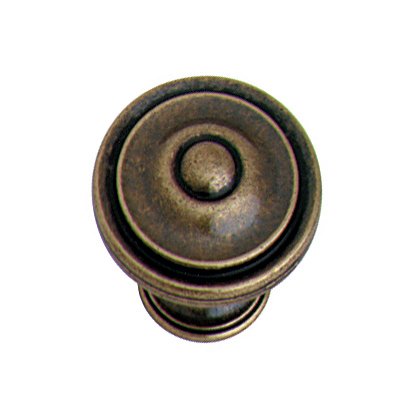 1 1/8" Diameter Knob in Brushed Bronze