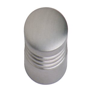 3/4" Diameter Knob in Stainless Steel Matte