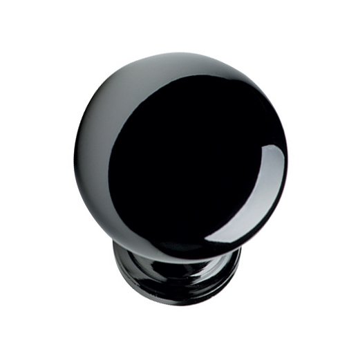 1 1/4" Diameter Knob in Black Nickel