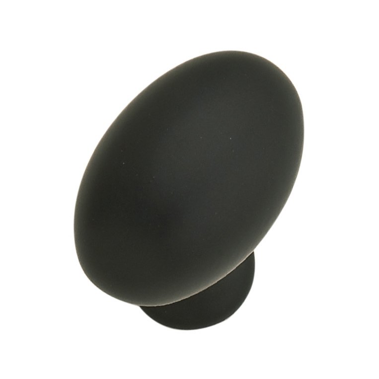 1 3/8" x 7/8" Egg Knob in Dark Oil Rubbed Bronze