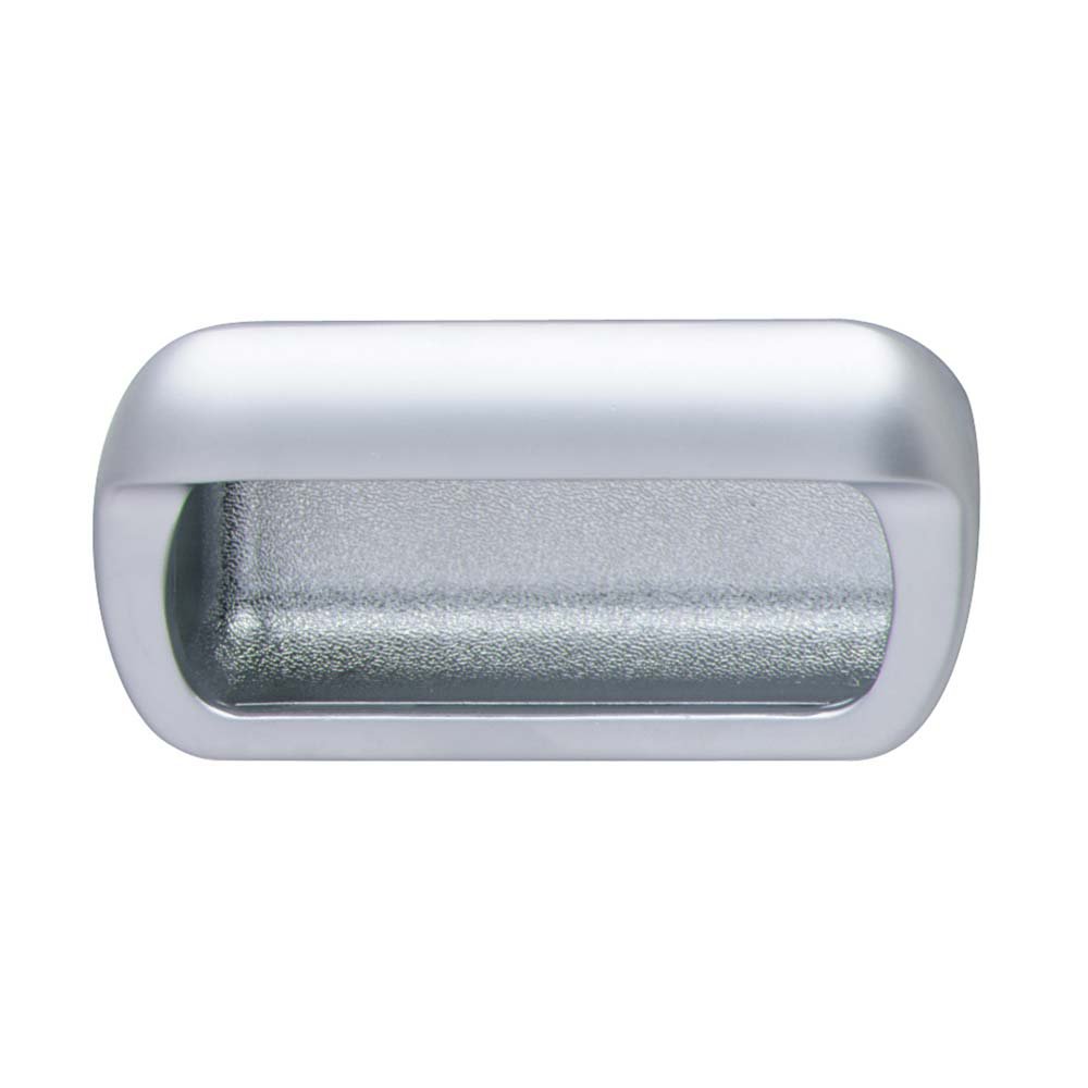 Mortise 3 3/4" Recessed Pull in Chrome Matte
