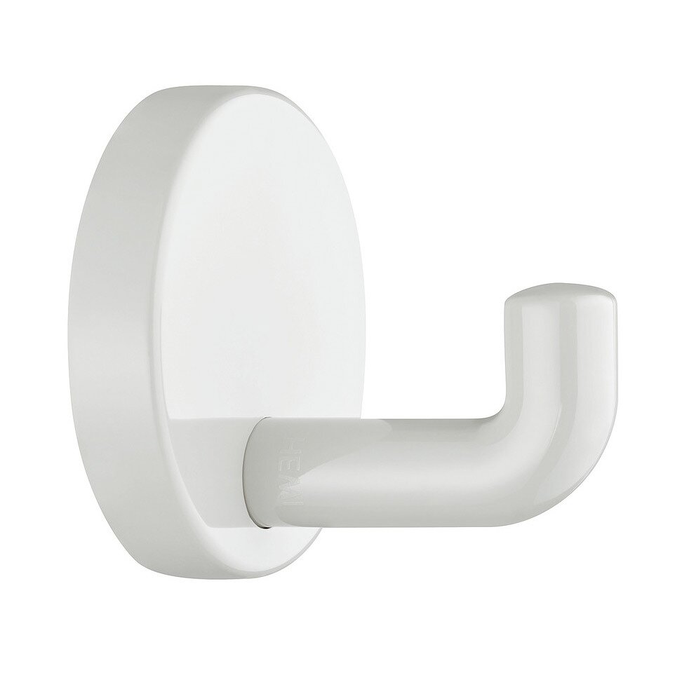 Hafele Decorative Hardware - Hooks Collection - Plastic Wall Mounted Hook  in White by Hafele Hardware