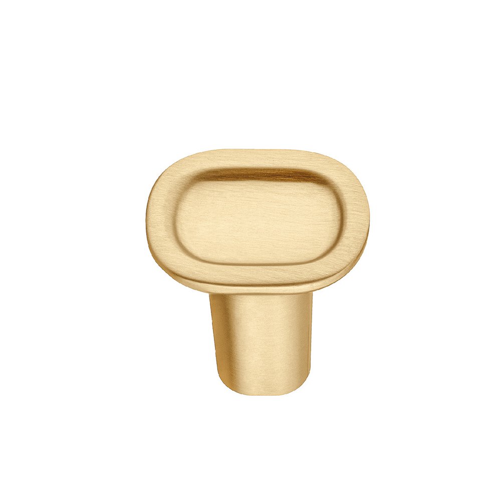 H2325 Oval Knob in Brushed Gold
