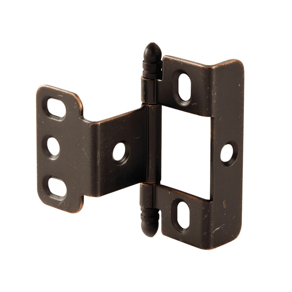 Full Wrap Non-Mortise Decorative Butt Hinge with Ball Finial in Copper Bronze