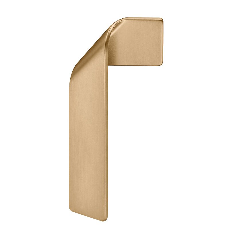 5/8" Centers Right Handed Handle in Matte Gold