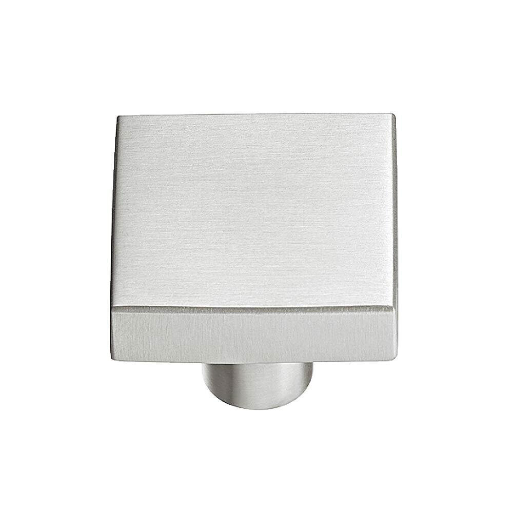 1 1/4" Square Knob in Stainless Steel