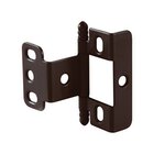 Full Wrap Non-Mortise Decorative Butt Hinge with Ball Finial in Dark Oil Rubbed Bronze